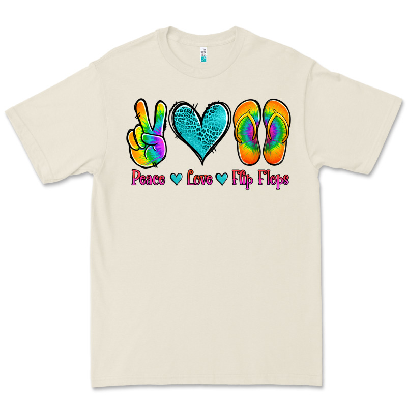 Peace Love Flips Flops Premium Tee by Jasminsmagicworld | Teevron