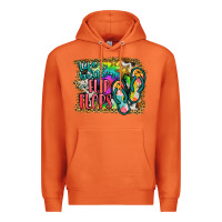 Carrot life is better in flip flops Premium Hoodie - JahusDesignShop