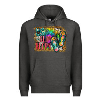 Charcoal Heather life is better in flip flops Premium Hoodie - JahusDesignShop