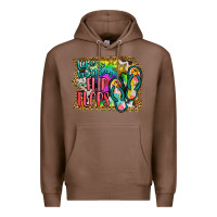 Chestnut life is better in flip flops Premium Hoodie - JahusDesignShop