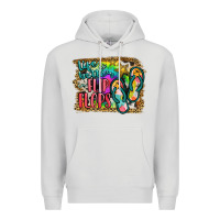 Dove Grey life is better in flip flops Premium Hoodie - JahusDesignShop