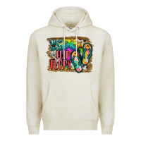 Oatmeal Heather life is better in flip flops Premium Hoodie - JahusDesignShop
