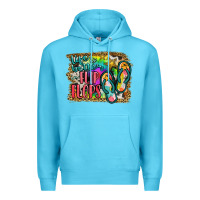 Ocean Blue life is better in flip flops Premium Hoodie - JahusDesignShop