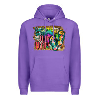 Purple life is better in flip flops Premium Hoodie - JahusDesignShop