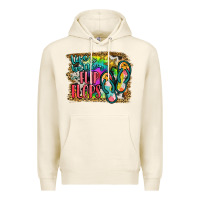 Tofu life is better in flip flops Premium Hoodie - JahusDesignShop