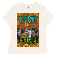 Bone Western Baby Sheeps Farm Life Ladies Tee - LillyAllenDesigns