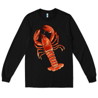 Black crawfish Long Sleeve Tee - RanaPortraitStore