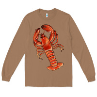 Toasted Coconut crawfish Long Sleeve Tee - RanaPortraitStore