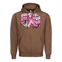 Chestnut survivor breast cancer Zipper Hoodie - CowGirlArtShop