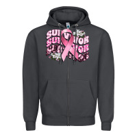 Smoke survivor breast cancer Zipper Hoodie - CowGirlArtShop