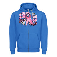 True Royal survivor breast cancer Zipper Hoodie - CowGirlArtShop