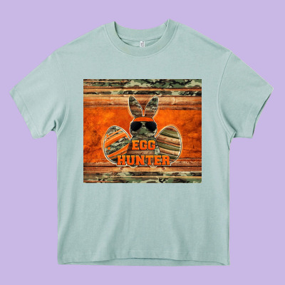 Easter Egg Hunter Boys Heavy Core Tee Designed By Jasminsmagicworld