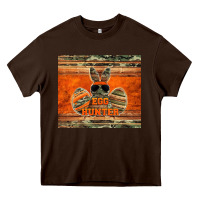 Chocolate Brown easter egg hunter boys Heavy Core Tee - Jasminsmagicworld