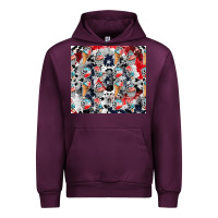 Mauve Wine american ice cream Urban Hoodie - CowhideDigitalArt