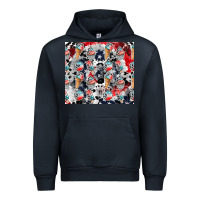 Navy american ice cream Urban Hoodie - CowhideDigitalArt