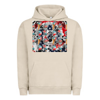 Pigment French Oak american ice cream Urban Hoodie - CowhideDigitalArt
