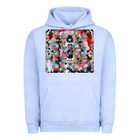 Pigment Grape Ice american ice cream Urban Hoodie - CowhideDigitalArt