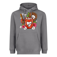 Storm Baseball Coffee cup Heavyweight Hoodie - FaDigitalArtStudio