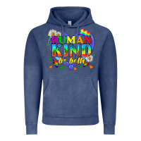 Vintage Denim LGBTQ Pride Human Kind Be Both Vintage Hoodie - BundleAndBundleShop