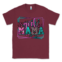Burgundy leopard camo girl mama Mother's Day Classic Tee - LillyAllenDesigns
