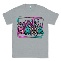 Heather Grey leopard camo girl mama Mother's Day Classic Tee - LillyAllenDesigns