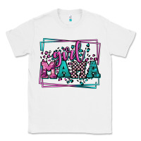 White leopard camo girl mama Mother's Day Classic Tee - LillyAllenDesigns