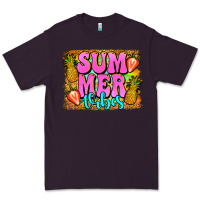 Plum summer vibes leopard background Premium Tee - Jasminsmagicworld