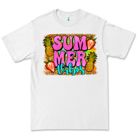 White summer vibes leopard background Premium Tee - Jasminsmagicworld