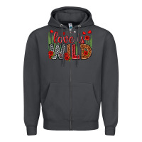 Smoke Love is wild Valentine's Day Zipper Hoodie - HowdyJamesFarm