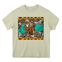 Mossy western boots and sunflowers tumbler Heavy Core Tee - Jasminsmagicworld