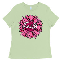Matcha faith breast cancer awareness sunflower Ladies Tee - Jasminsmagicworld