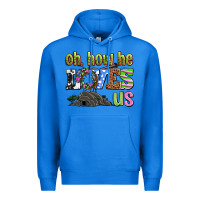 True Royal Easter Day Oh he loves us Premium Hoodie - OliviaCreatesArt