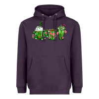 Plum Cactus Lover Cactus Coffee Cups Heavyweight Hoodie - FaDigitalArtStudio