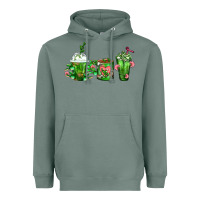 Sage Cactus Lover Cactus Coffee Cups Heavyweight Hoodie - FaDigitalArtStudio