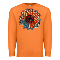Carrot American Flag sunflower 4th of july Premium Sweatshirt - FaDigitalArtStudio