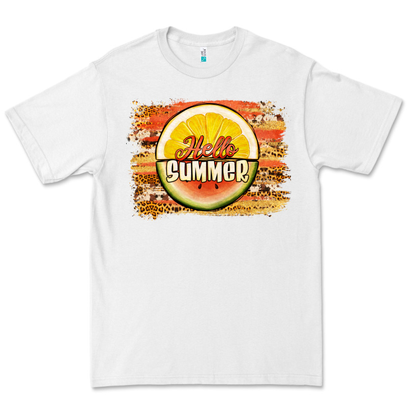 Hello Summer Watermelon Lemon Premium Tee by Jasminsmagicworld | Teevron