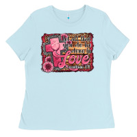 Baby Blue let all that you do be done in love Ladies Tee - Jasminsmagicworld