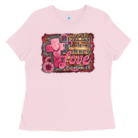 Bubblegum Pink let all that you do be done in love Ladies Tee - Jasminsmagicworld