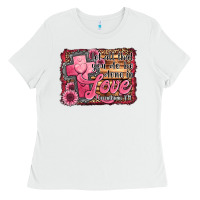 White let all that you do be done in love Ladies Tee - Jasminsmagicworld