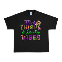 Black thick thighs and spooky vibes Urban Heavy Tee - BundleAndBundleShop