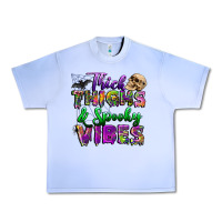 Grape Ice thick thighs and spooky vibes Urban Heavy Tee - BundleAndBundleShop