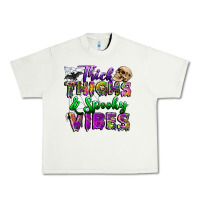 Pistachio thick thighs and spooky vibes Urban Heavy Tee - BundleAndBundleShop
