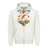 Oatmeal Heather totally au some Zipper Hoodie - CowGirlArtShop