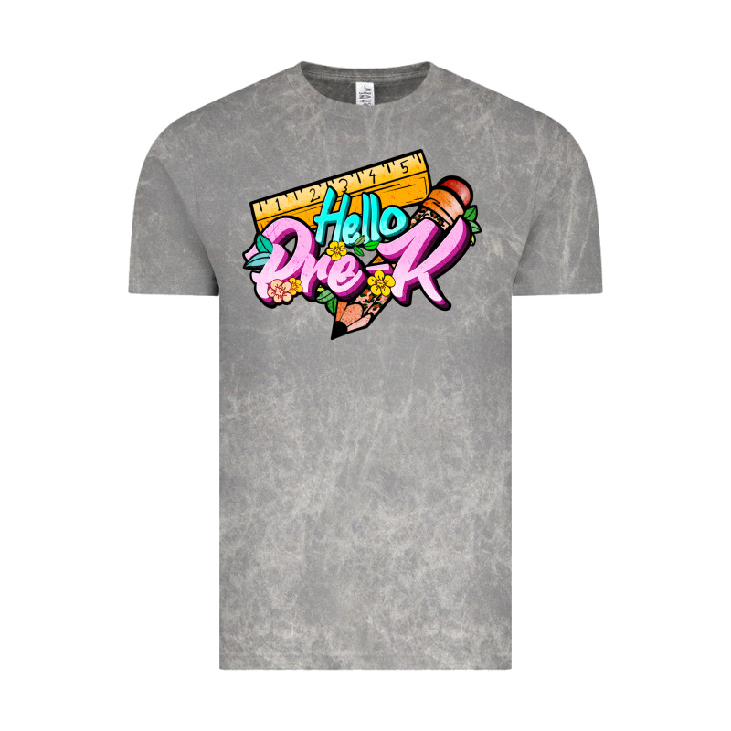 Hello Pre K Vintage Tee by JahusDesignShop | Teevron