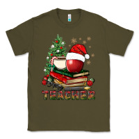 Teacher With Christmas Tree Classic Tee | Teevron