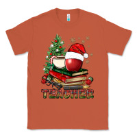 Copper Teacher With Christmas Tree Classic Tee - BundleAndBundleShop
