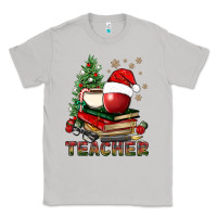 Moon Dust Teacher With Christmas Tree Classic Tee - BundleAndBundleShop
