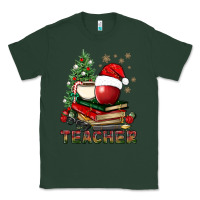 Sports Green Teacher With Christmas Tree Classic Tee - BundleAndBundleShop