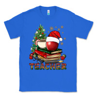 True Royal Teacher With Christmas Tree Classic Tee - BundleAndBundleShop