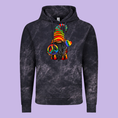 Lgbtq+ Pride Gnome With Candy Vintage Hoodie Designed By Bundleandbundleshop